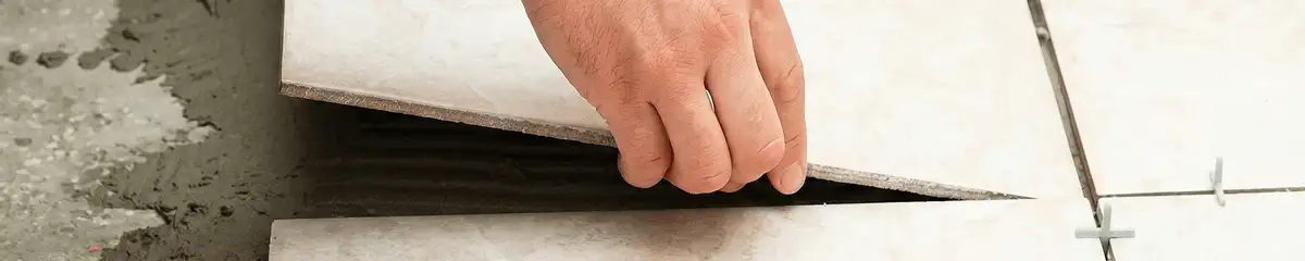 Professional installing ceramic tile floors in Scottsdale, AZ