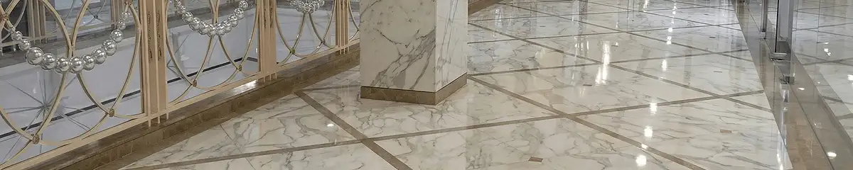 Beautiful marble floor professionally installed in Scottsdale, AZ